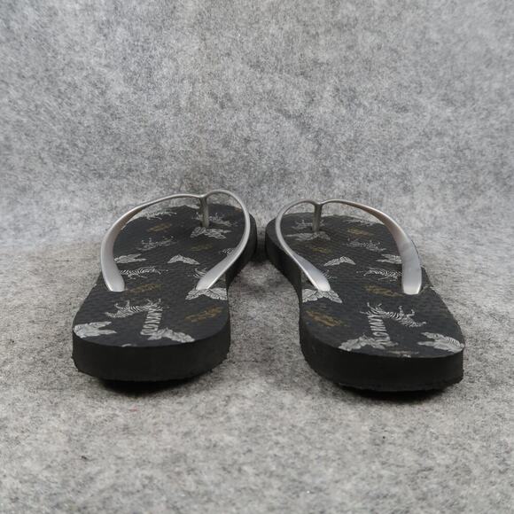 Old Navy Shoes Kids 3 Sandals Flip Flops Summer Beach Casual Slip On Gray Thongs - Picture 4 of 8